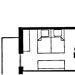 Der Grundriss der Ferienwohnung 3